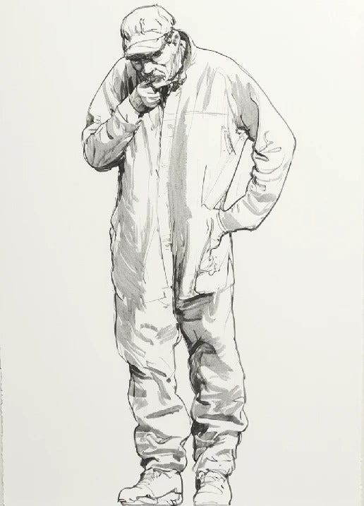 M83 – 1/14 Scale Model Figure Crew Mechanic Looking Thoughtful