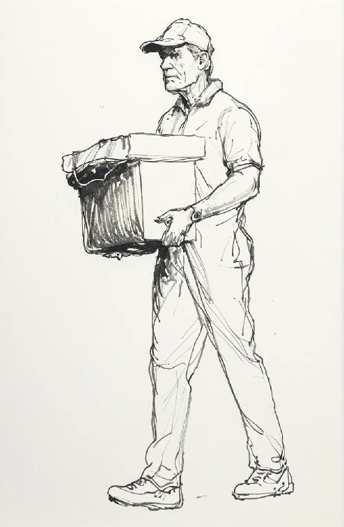 M81 – 1/43 Delivery man with parcel