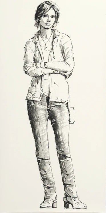 W40 – Multi-Scale Modern Woman Figure – Arms Crossed, Short Hair, Full of Sassy Attitude – Jager Hobby