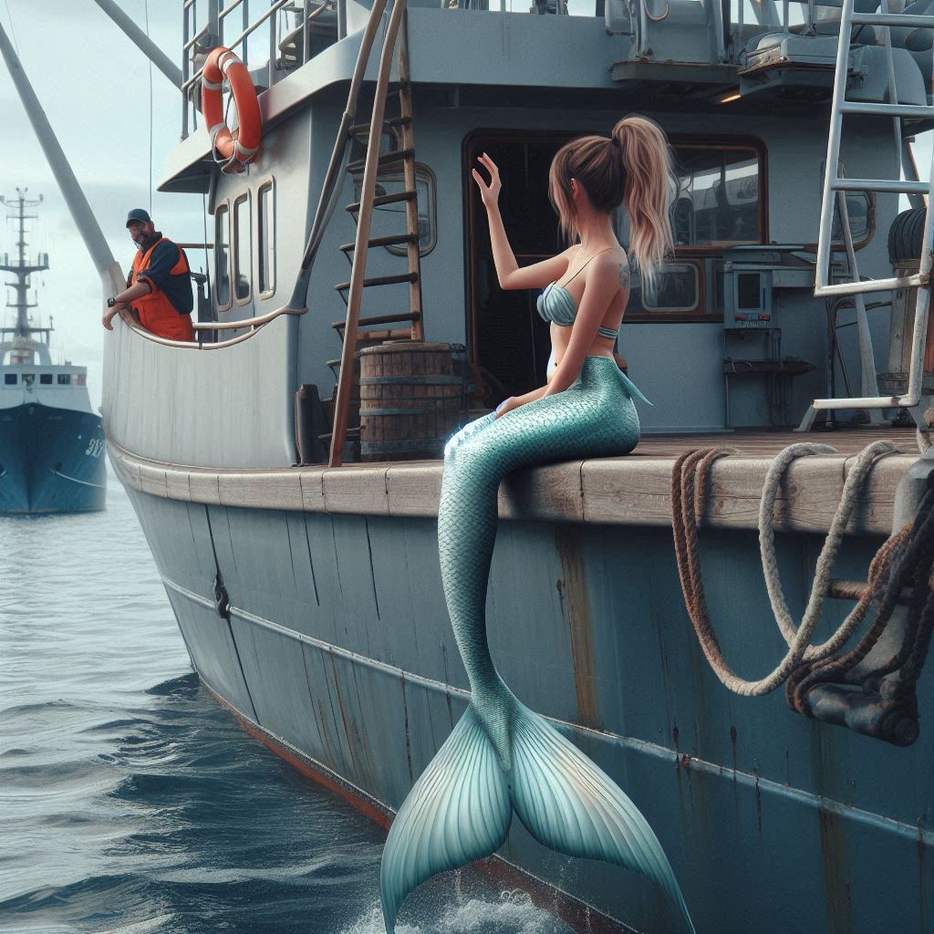 Rc Boat Model Mermaid –  Deck Rail, Beckoning to Crew TG106