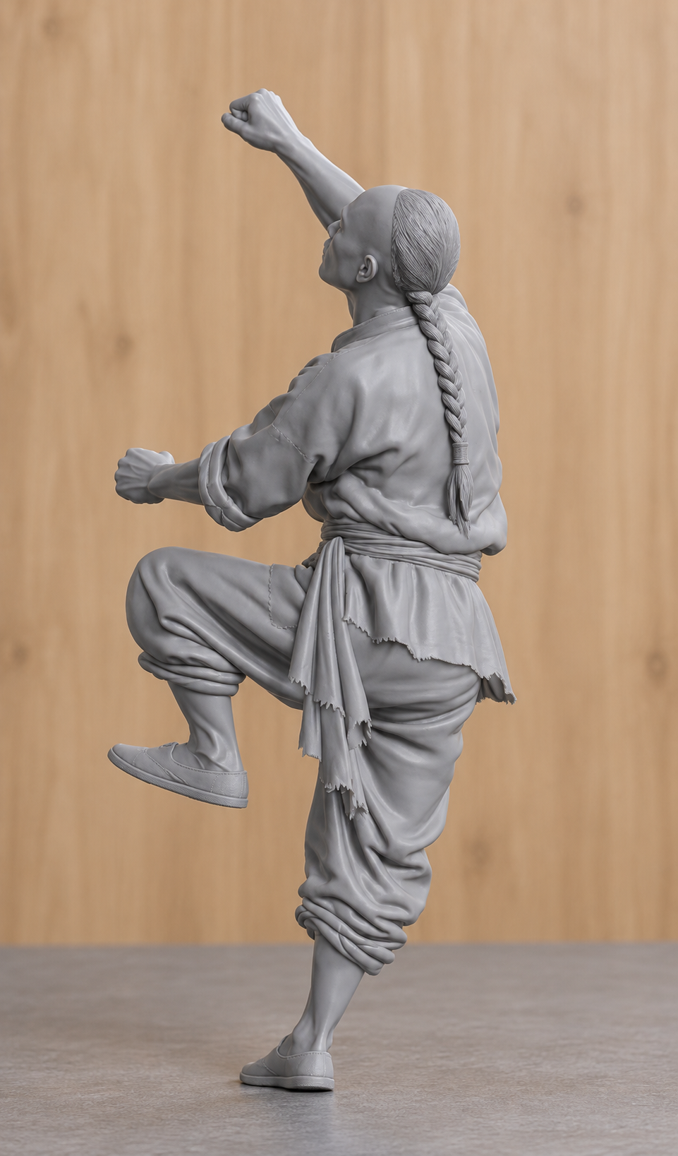 JK5 Chinese Fishing Junk Crew Figure Climbing Rigging – Unpainted, Multi-Scale 1/96 to 1/8