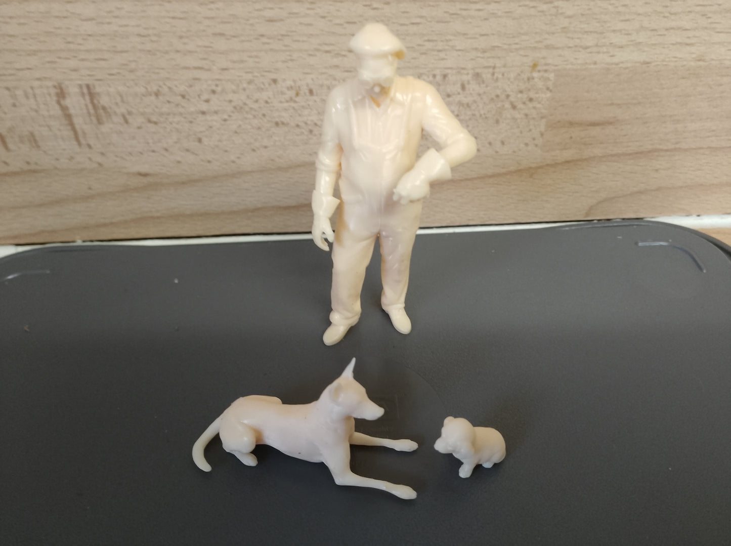 1/76 Model Doberman – Lying Down, Alert A19