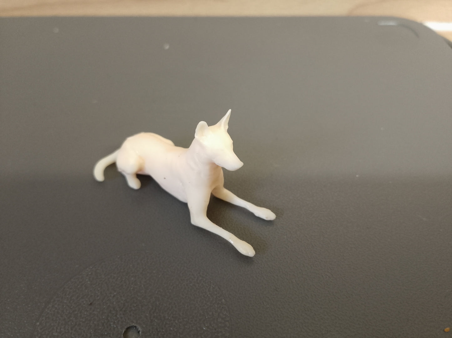 1/76 Model Doberman – Lying Down, Alert A19