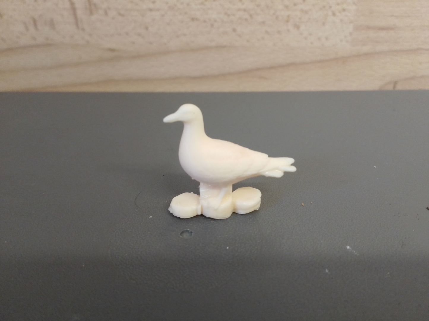 Model Seagull on a Perch for Coastal, Marine A56