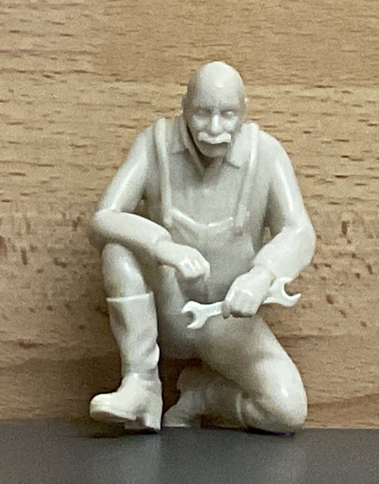 Scale Model Older Tugboat Engineer Figure M34