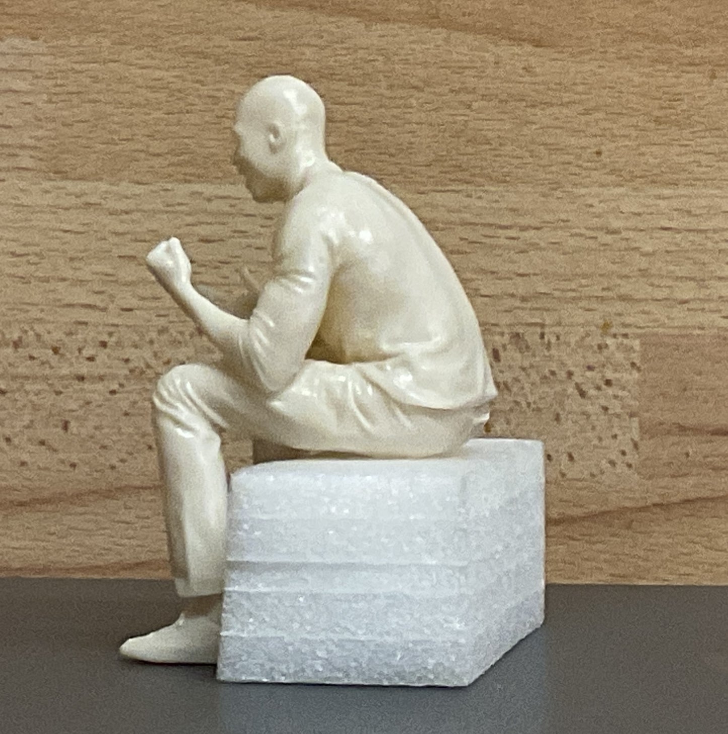 Seated Driver passenger model figure Afro Caribbean M23