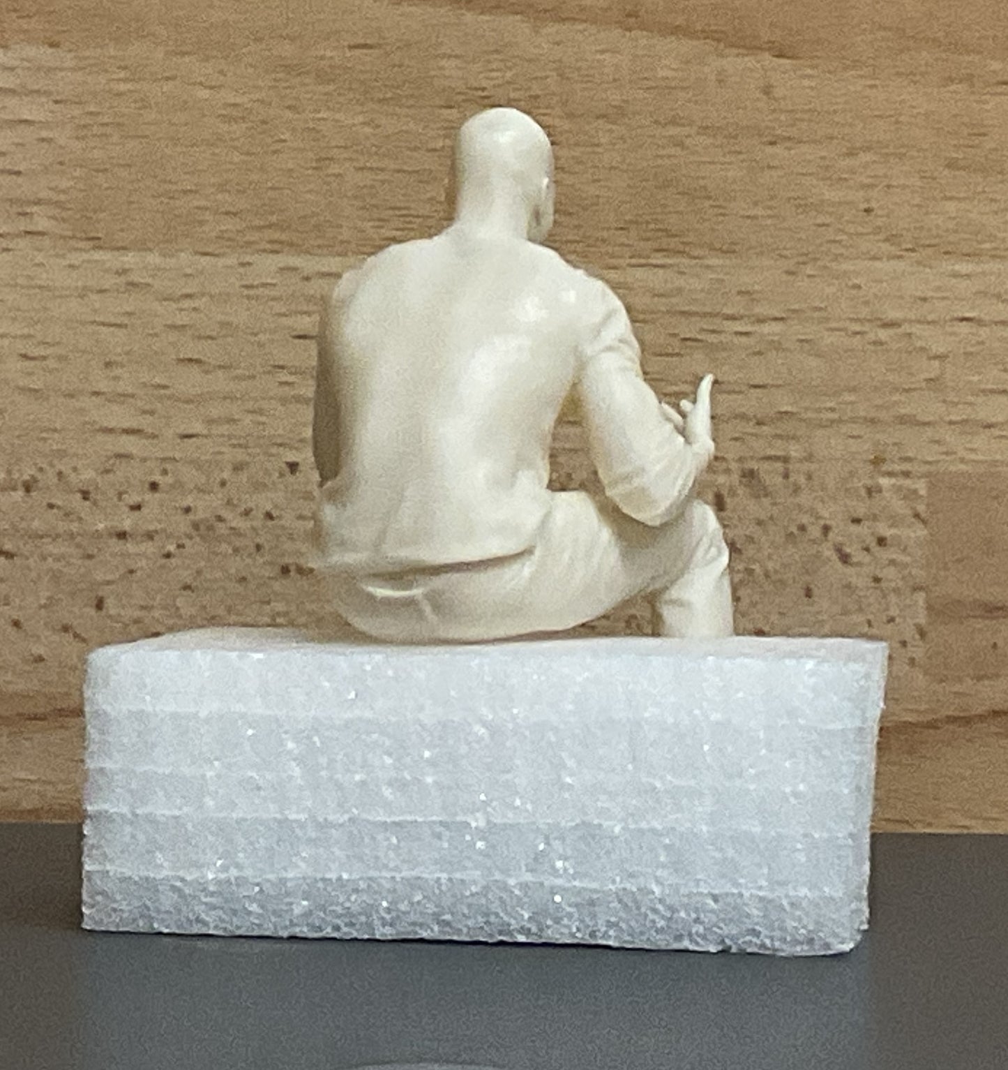 Seated Driver passenger model figure Afro Caribbean M23