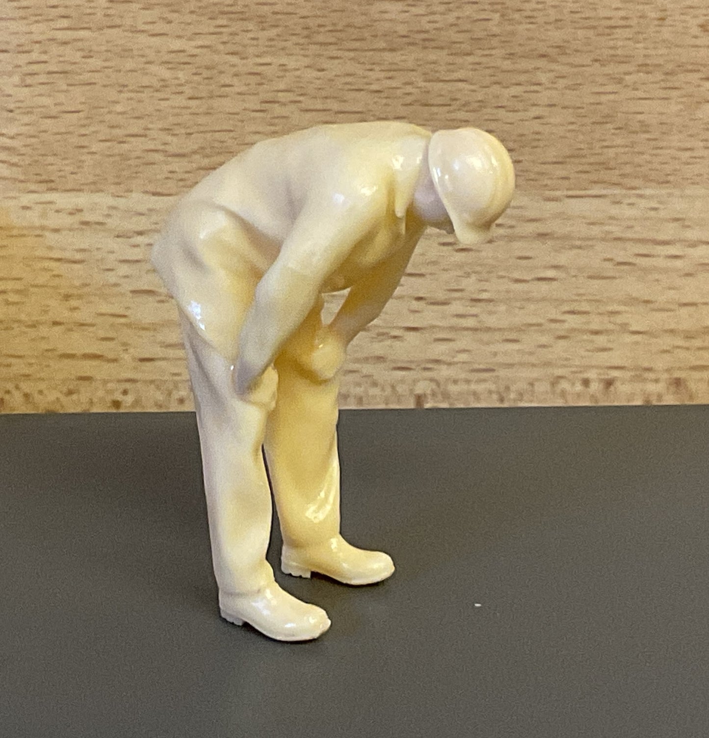 Tug ship boat deckhand crew hard hat scale figure TG3F
