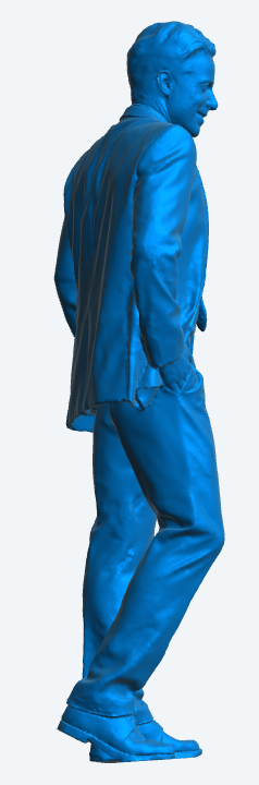 Casual Businessman Walking – Scale Model Figure M19