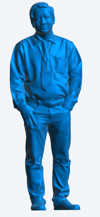 M20 Casual Man with Lanyard – Scale Model Figure