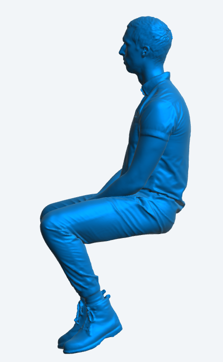 M17 Seated Figure – Scale Model Diorama Accessory