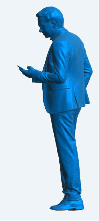 M21 1/24 Diorama Figure Modern man with mobile and sunglasses