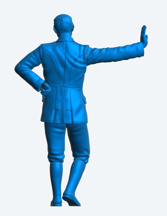Edwardian Naval Officer Leaning Figure | Jager Hobby M25