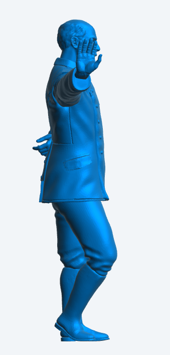 Edwardian Naval Officer Leaning Figure | Jager Hobby M25