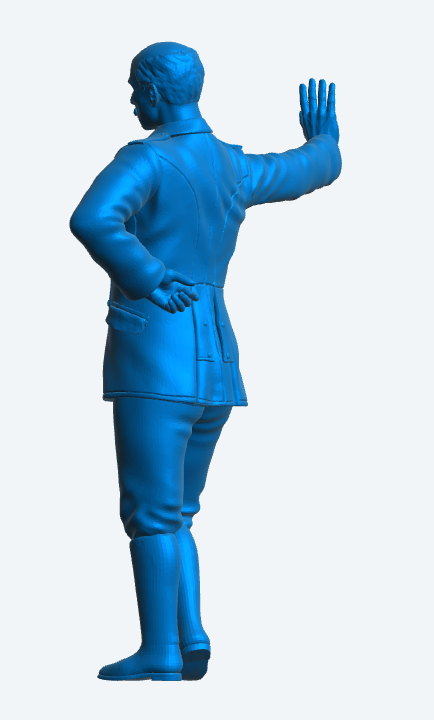 Edwardian Naval Officer Leaning Figure | Jager Hobby M25