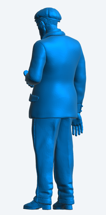 Scale Model Early to Mid-20th Century Gentleman with Compass M29