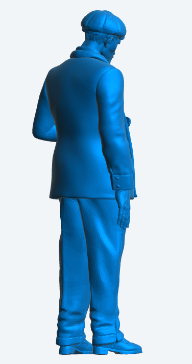 Scale Model Early to Mid-20th Century Gentleman with Compass M29