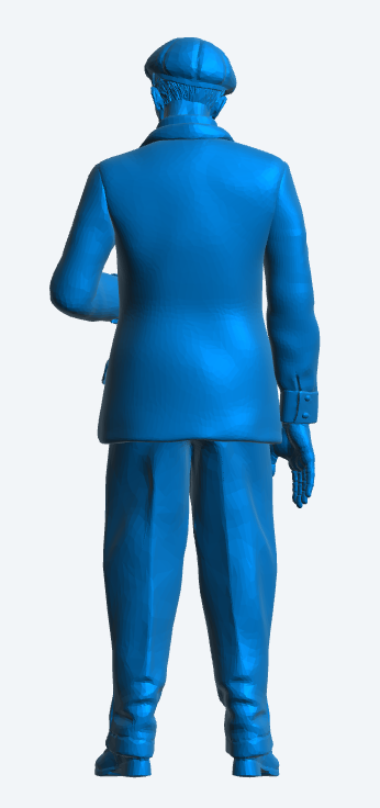 Scale Model Early to Mid-20th Century Gentleman with Compass M29