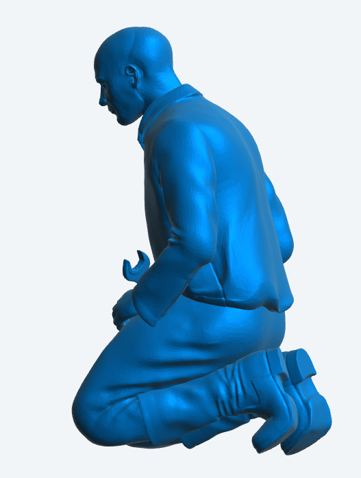 M33 1/43 Scale Model Kneeling Engineer Figure | Jager Hobby