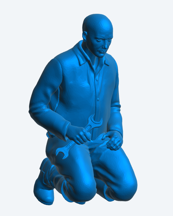 M33 1/43 Scale Model Kneeling Engineer Figure | Jager Hobby