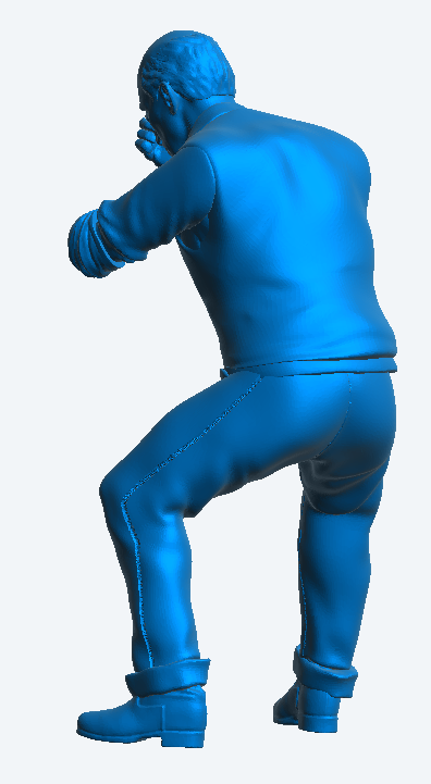 Model Figures Workman Swinging Pick or Sledgehammer M36