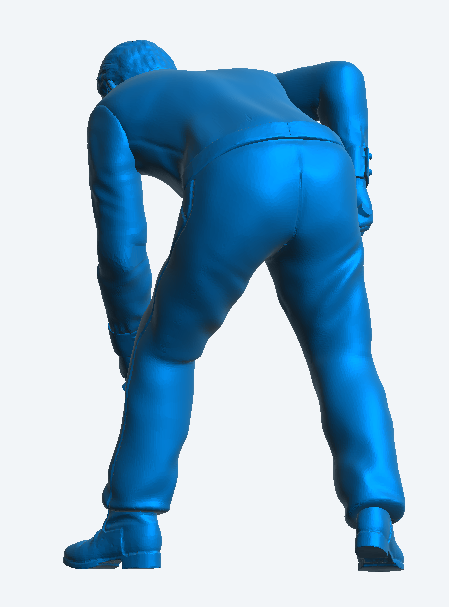 M39 – Workman Mid-Dig with Spade 1/18 Scale Model Figure