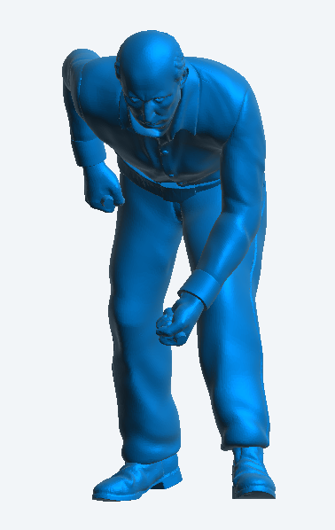 M39 – Workman Mid-Dig with Spade 1/18 Scale Model Figure