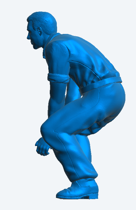 M41 – 1/76 Male Construction Worker Holding Pipe multi Scale Model Male Figure