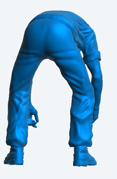 M42 – Male Farmer Catching Livestock | Scale Model Male Figure