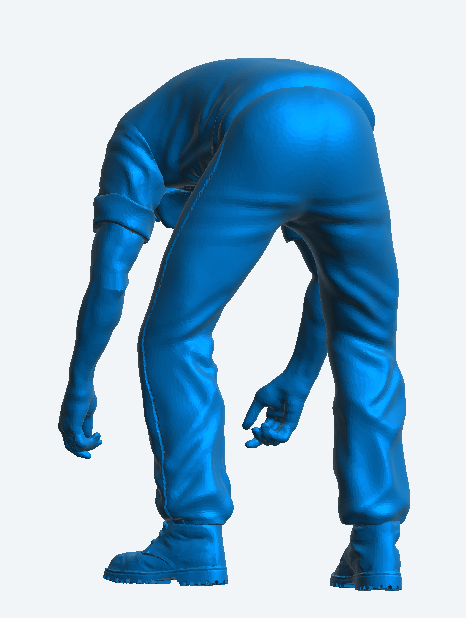 M42 Workman Bending Over – Scale Model Figure