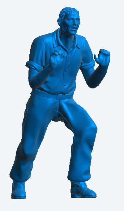 M43 1:43 Man Pushing Heavy Vehicle Multi Scale Model Male Figure