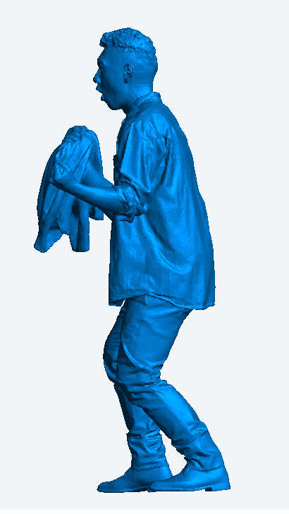 M55 – Man Cheering 1:18 Scale Model Figure M55