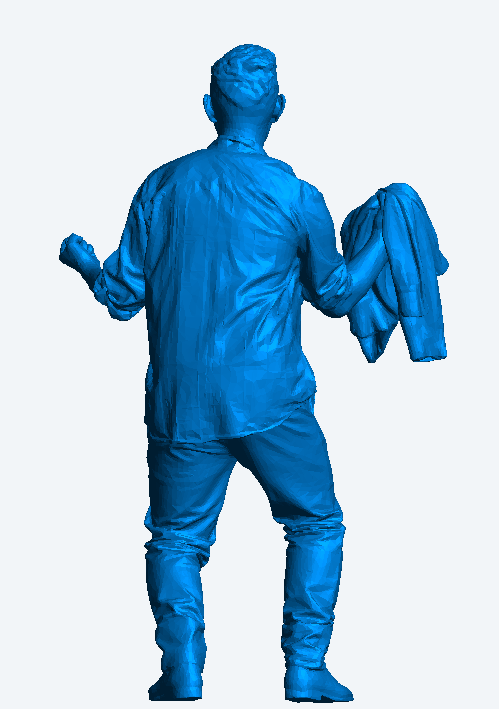 M55 – Man Cheering 1:18 Scale Model Figure M55