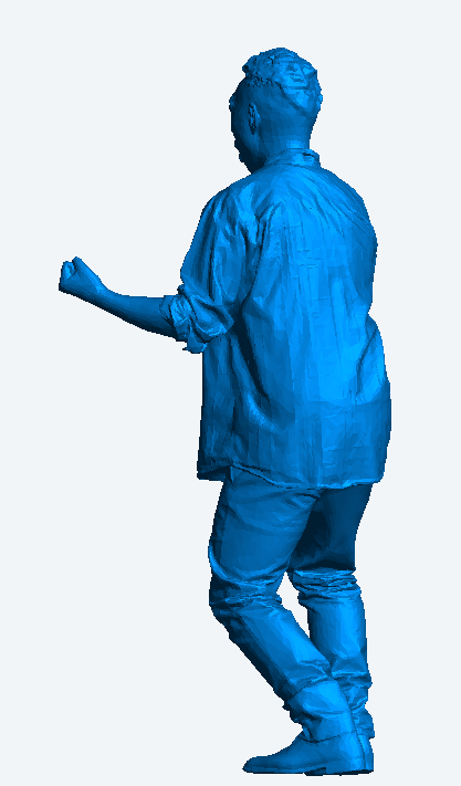 M55 – Man Cheering 1:18 Scale Model Figure M55