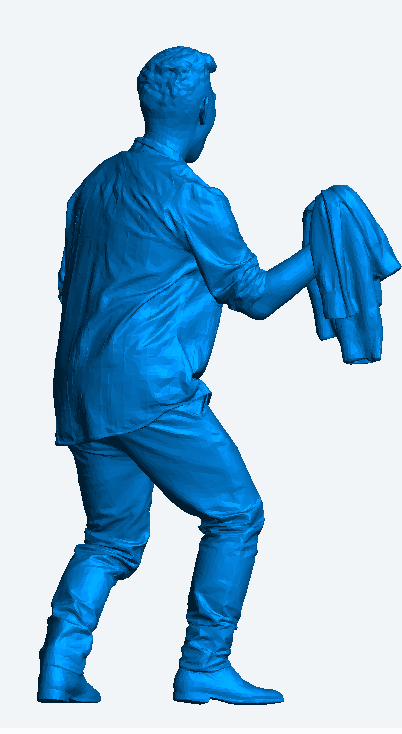 M55 – Man Cheering 1:18 Scale Model Figure M55