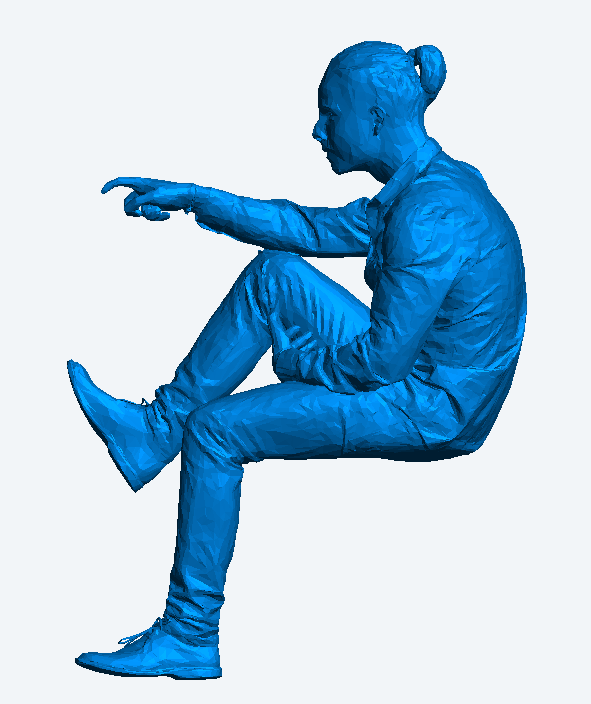 Trendy Male Driving a Car 1:10 Scale Die-Cast Figure M63