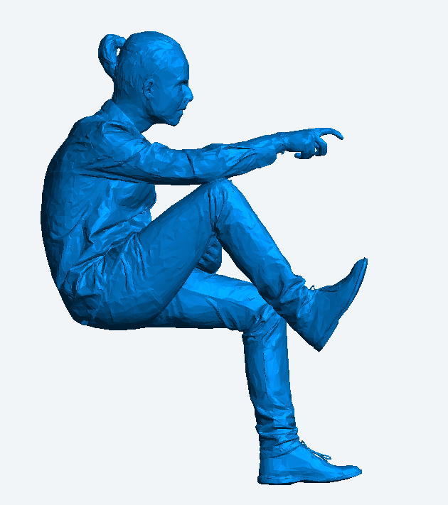 Trendy Male Driving a Car 1:10 Scale Die-Cast Figure M63