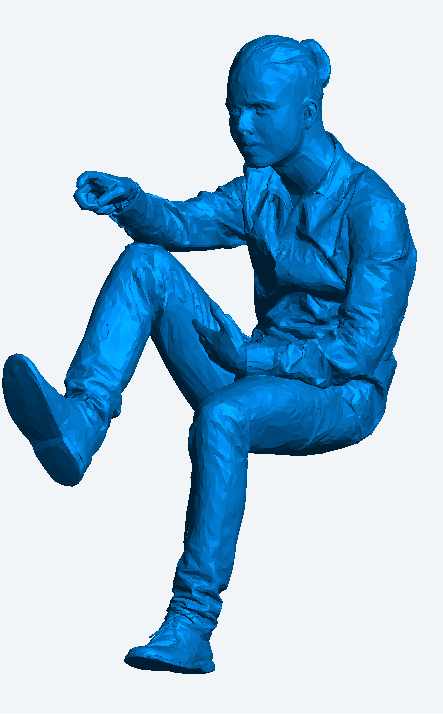 M63 – Young Trendy Male Driving a Car | 1:10 Scale Die-Cast Figure