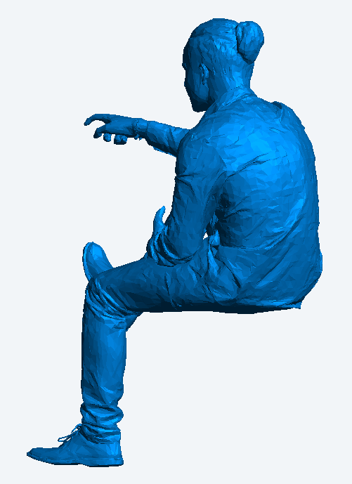 Trendy Male Driving a Car 1:10 Scale Die-Cast Figure M63