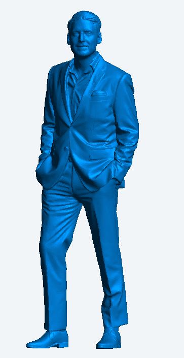 M64 – Young Man in a Smart Suit 1:18 Scale Die-Cast Male Figure