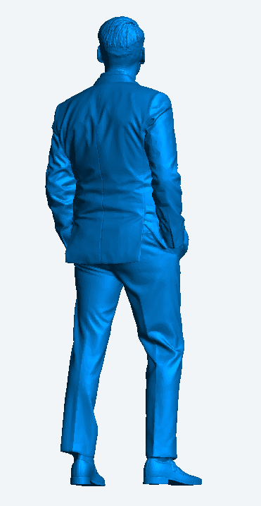 M64 – Young Man in a Smart Suit with Hands in Pockets | 1:18 Scale Die-Cast Male Figure