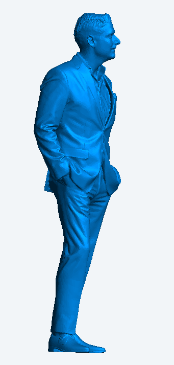 M64 – Young Man in a Smart Suit 1:18 Scale Die-Cast Male Figure