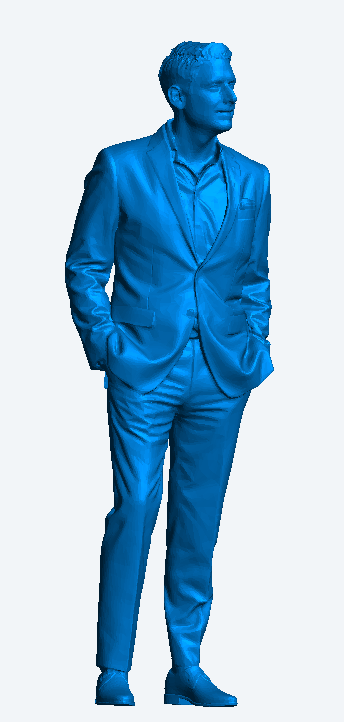 M64 – Young Man in a Smart Suit 1:18 Scale Die-Cast Male Figure