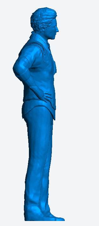 M65 – Male Figure Standing with Hands on Hips Watching a Race | 1:18 Scale Die-Cast