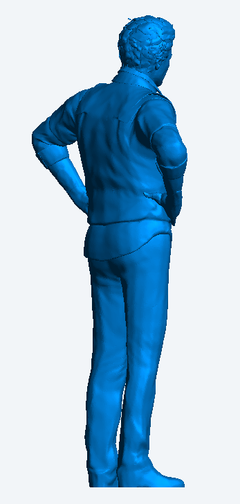 M65 – Male Figure Standing with Hands on Hips Watching a Race | 1:18 Scale Die-Cast