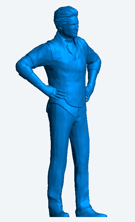 Male Figure Standing with Hands on Hips 1:18 Multi Scale M65