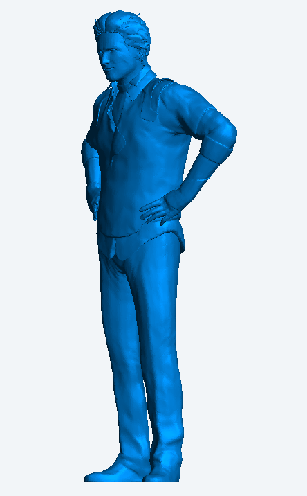 M65 – Male Figure Standing with Hands on Hips Watching a Race | 1:18 Scale Die-Cast