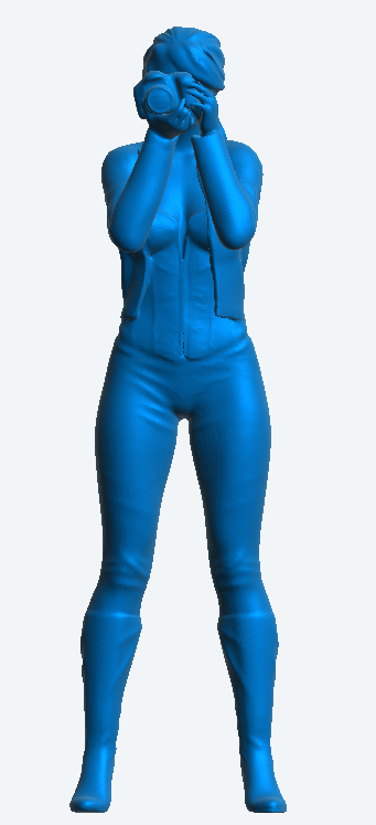Jager Hobby W3 Woman Figure – Fashionable Photographer in Jumpsuit and High Heels