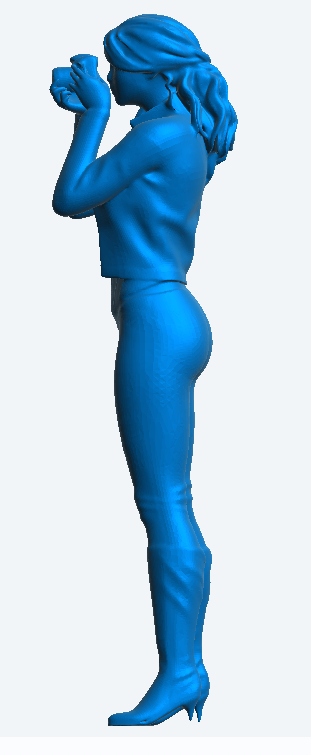 Jager Hobby W3 Woman Figure – Fashionable Photographer in Jumpsuit and High Heels