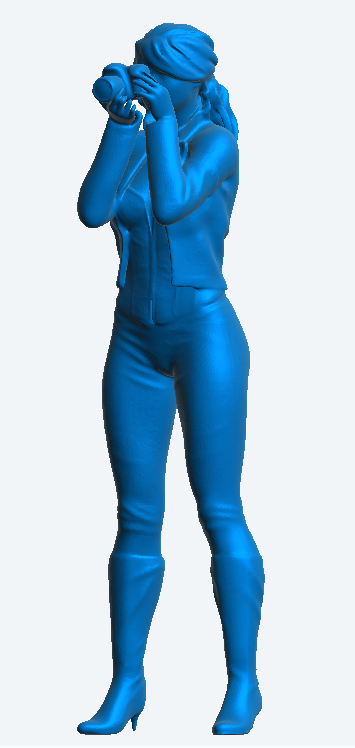 Jager Hobby W3 Woman Figure – Fashionable Photographer in Jumpsuit and High Heels